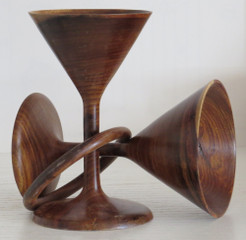 Woodturned Captured Ring