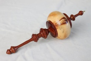 Woodturned Globe Ornament